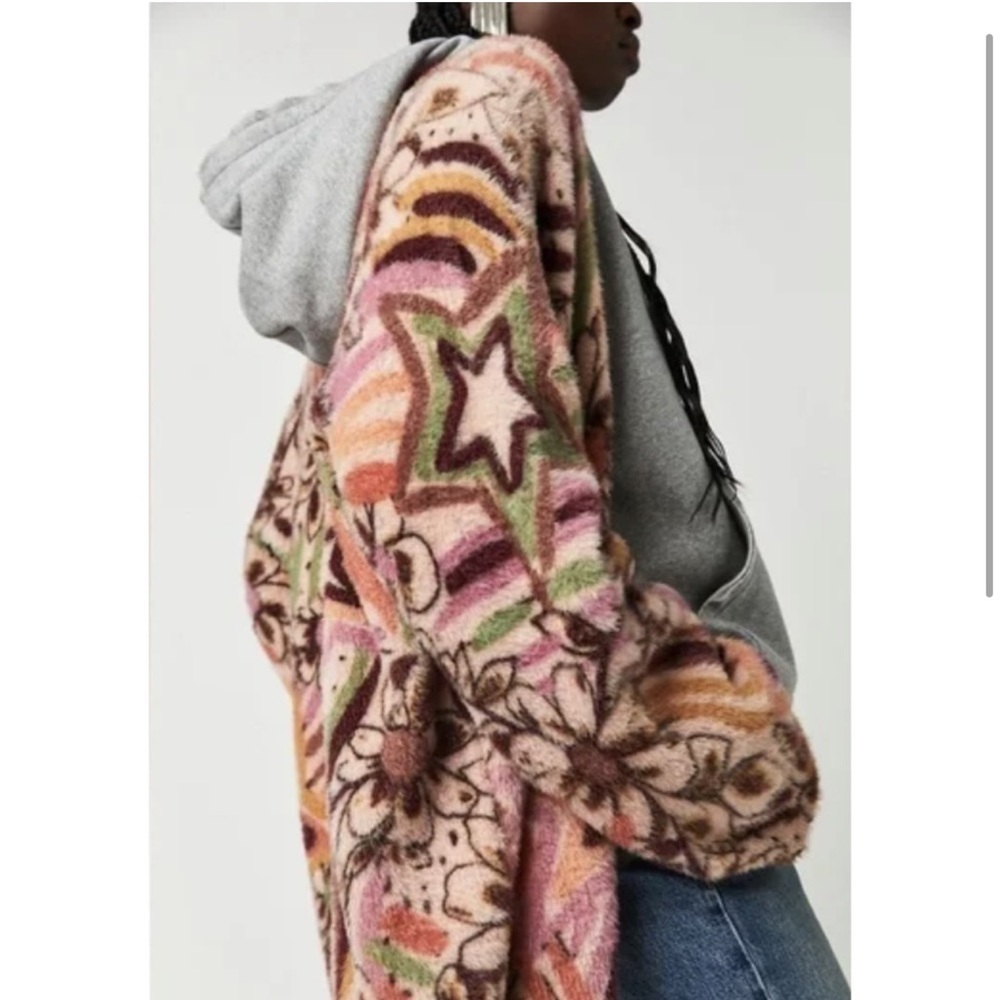 NWT Free People Carson cozy cardigan - Picture 3 of 8